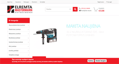 Desktop Screenshot of elremta.lt