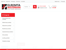 Tablet Screenshot of elremta.lt